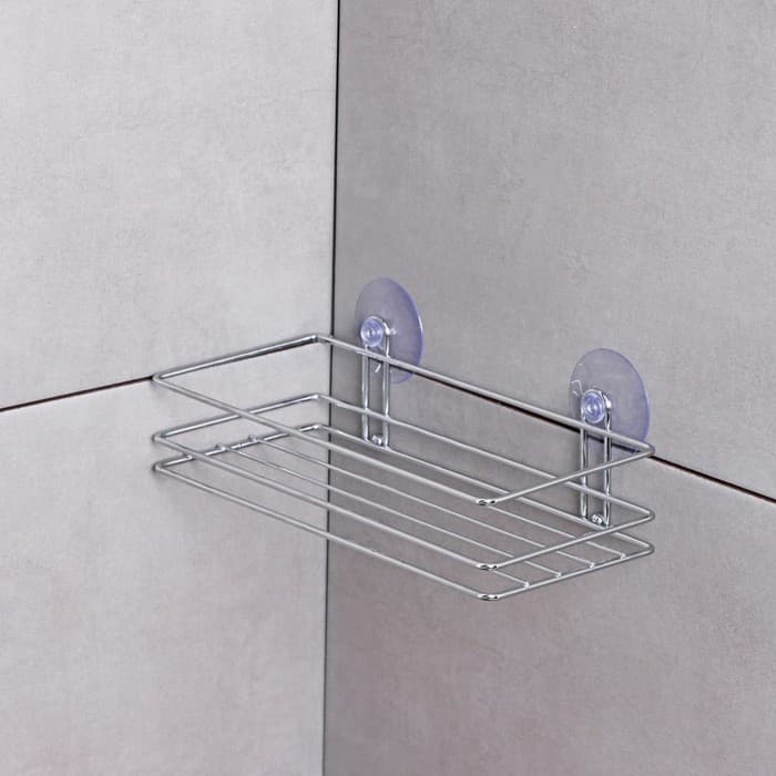 Полка на вакуумных присосках Доляна, 25×11×7 см