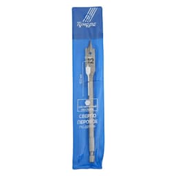 Сверло по дереву перовое ТУНДРА, шестигранный хвостовик, 12×152 мм