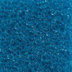 Губка прямоугольная для фильтра № 15, крупнопористая, 12×12×20 см, синяя