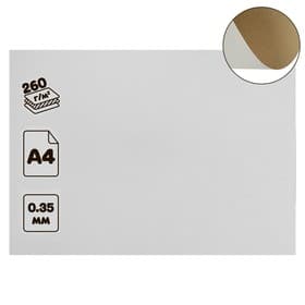 Картон хром-эрзац А4 (21×30 см), немелованный, 0.35 мм, 260 г/м²