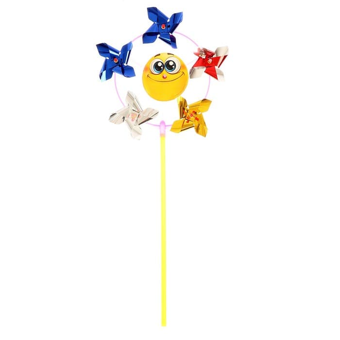 Ветерок Funny toys «Смайл», фольга