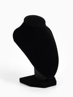 Бюст для украшений QF, 10×9×15 см, h=15 см, чёрный