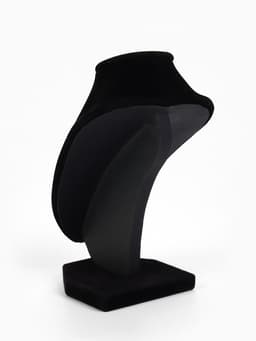 Бюст для украшений QF, 10×9×15 см, h=15 см, чёрный