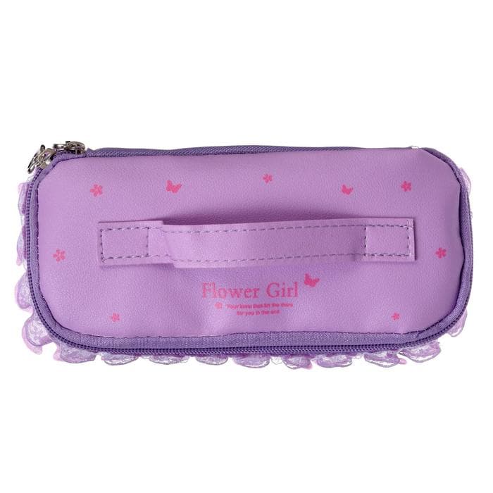 Пенал школьный «Сундучок» на молнии, сиреневый