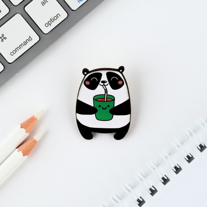 Значок в коробочке «Панда» 5×4 см