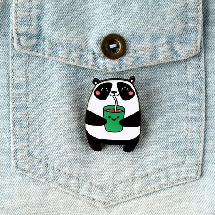 Значок в коробочке «Панда» 5×4 см