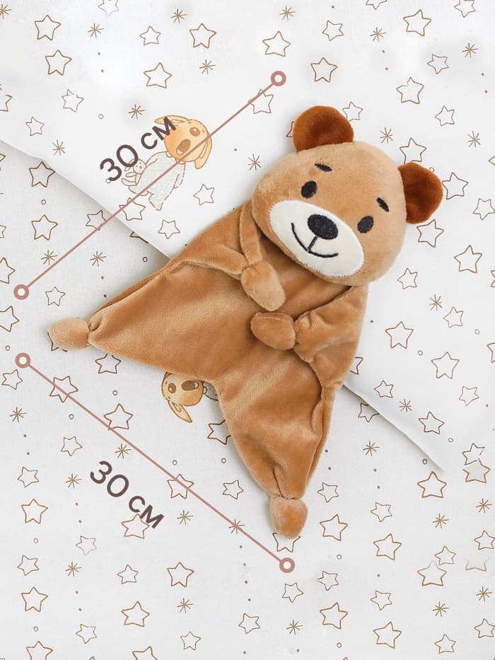 Комфортер - игрушка для сна новорожденных Крошка Я «Мишутка», 30×27 см