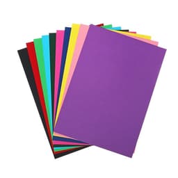 Картон цветной BRAUBERG Kids series, А4, 100 листов, 10 цветов, двусторонний, тонированный