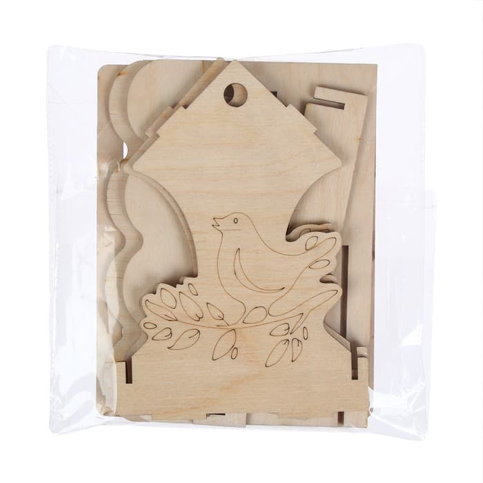 Кормушка для птиц «Птичка на ветке», 19×21×21 см, Greengo