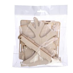 Деревянная кормушка - конструктор для птиц «Дерево», своими руками, 14.5×14.5×18 см, Greengo