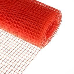 Сетка садовая, 1×10 м, ячейка ромб 15×15 мм, пластиковая, оранжевая, Greengo, в рулоне