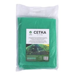 Сетка садовая, 2×10 м, ячейка ромб 6×6 мм, от птиц, пластиковая, зелёная, Greengo