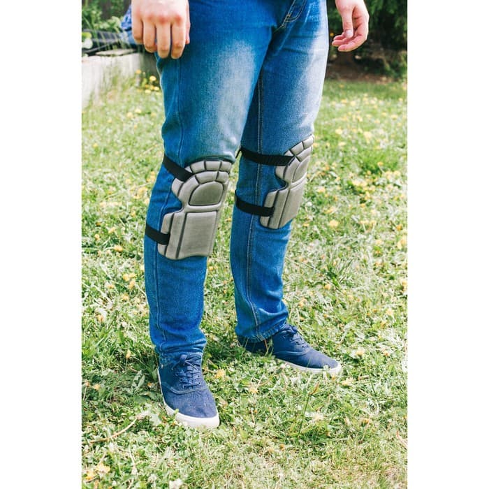 Наколенники садовые, универсальные, 20×17 см, серые