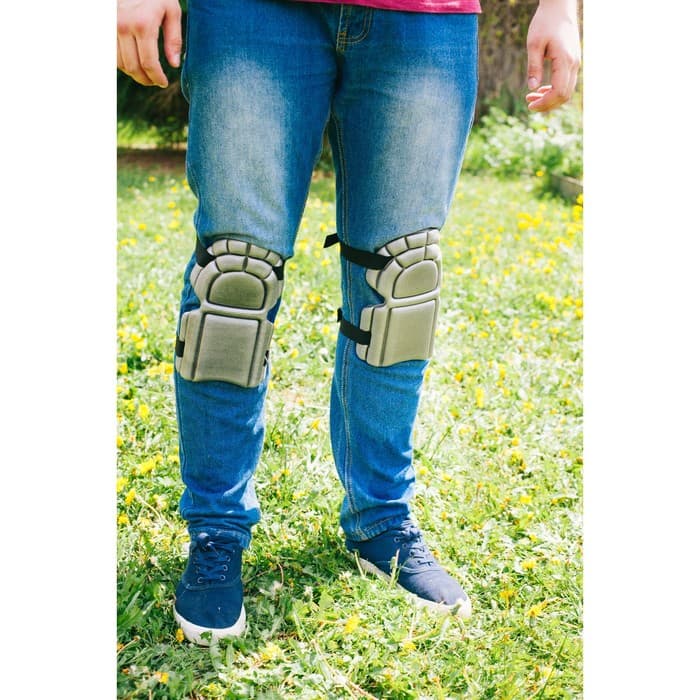 Наколенники садовые, универсальные, 20×17 см, серые