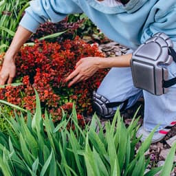 Наколенники садовые, универсальные, 20×17 см, серые