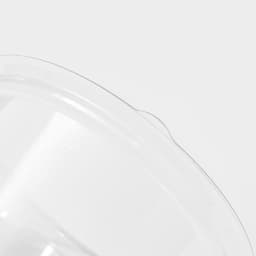 Крышка - купол одноразовый к контейнеру ПР-Т-85К, пластик, круглый, 11×8.2 см, прозрачный