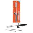 Газовая горелка на цанговый баллон, с трубными удлинителями сопла, анти-вспышка, ручной поджиг, 78×9