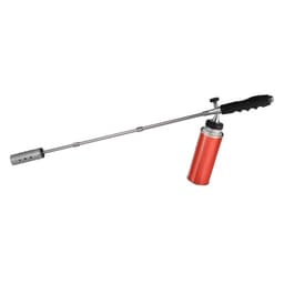 Газовая горелка на цанговый баллон, с трубными удлинителями сопла, анти-вспышка, ручной поджиг, 78×9