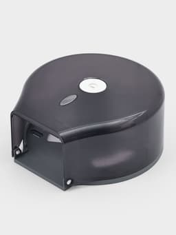 Диспенсер - держатель туалетной бумаги, 28×27.5×12 см, втулка 6.5 см, пластик, чёрный