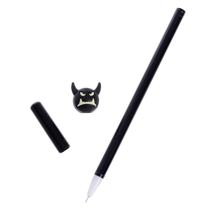 Ручка-прикол Calligrata «Монстр», синий стержень, гелевая, МИКС