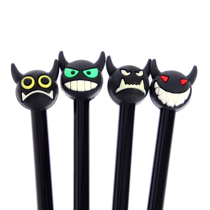 Ручка-прикол Calligrata «Монстр», синий стержень, гелевая, МИКС