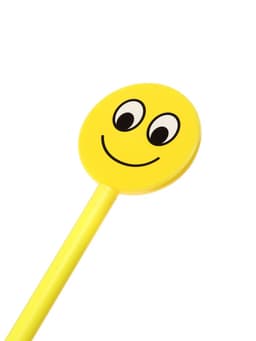 Ручка-прикол Calligrata «Смайл», синий стержень, гелевая, МИКС