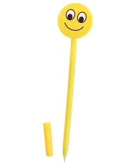 Ручка-прикол Calligrata «Смайл», синий стержень, гелевая, МИКС