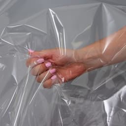 Плёнка для цветов и букетов, прозрачная 0.7×37.5 м, 1000 г, 40 мкм