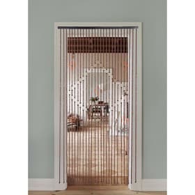 Штора - занавеска декоративная «Ромб», деревянная, 90×180 см, 27 нитей