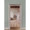 Штора - занавеска декоративная «Ромб», деревянная, 90×180 см, 27 нитей