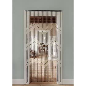 Штора - занавеска декоративная, деревянная, 90×180 см, 27 нитей