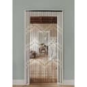 Штора - занавеска декоративная, деревянная, 90×180 см, 27 нитей