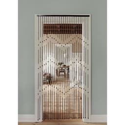 Штора - занавеска декоративная, деревянная, 90×180 см, 27 нитей