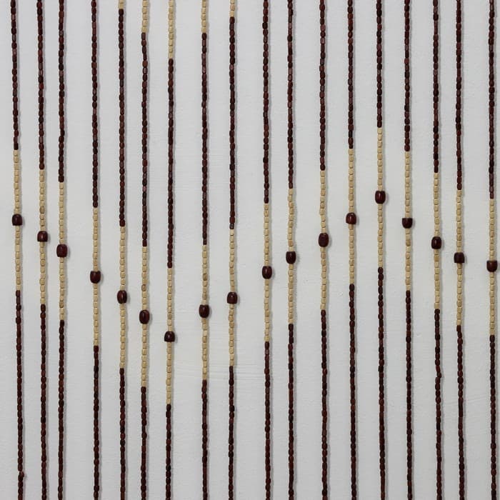 Штора - занавеска декоративная, деревянная, 90×180 см, 27 нитей