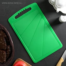 Доска разделочная Альт-Пласт, 32×20 см, пластик, МИКС