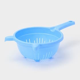 Дуршлаг кухонный Альт-Пласт, 1.6 л, d=19 см, пластик, МИКС