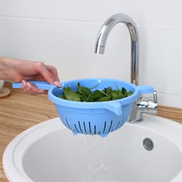 Дуршлаг кухонный Альт-Пласт, 1.6 л, d=19 см, пластик, МИКС