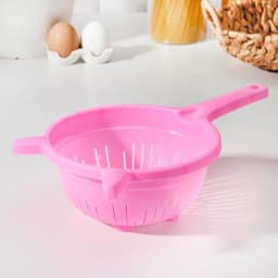 Дуршлаг кухонный Альт-Пласт, 1.6 л, d=19 см, пластик, МИКС