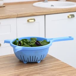 Дуршлаг кухонный Альт-Пласт, 1.6 л, d=19 см, пластик, МИКС