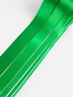 Атласная лента, набор 5 шт., 6/10/20/40/50 мм, 23±1 м, зелёная №19