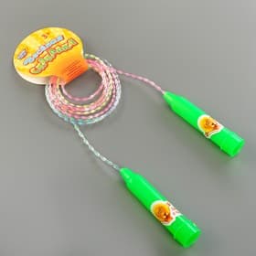 Скакалка детская WOOW TOYS «Давай прыгать», зелёная
