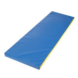 Мат, 150×50×5 см, цвет синий/жёлтый