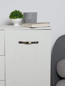 Ручка-скоба мебельная РС123, м/о 128 мм, цвет бронза