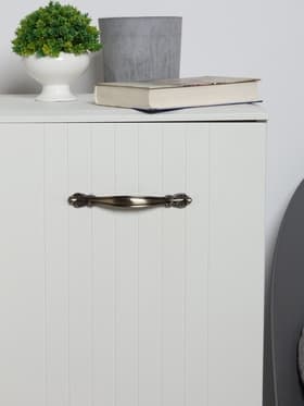 Ручка-скоба мебельная РС123, м/о 128 мм, цвет бронза