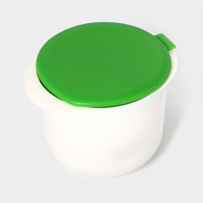 Форма для приготовления сыра и творога, 17.5×14.6×13.5 см, пластик, белая