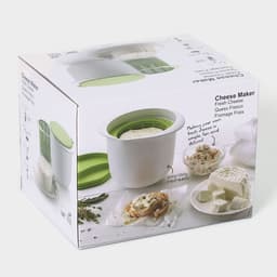 Форма для приготовления сыра и творога, 17.5×14.6×13.5 см, пластик, белая