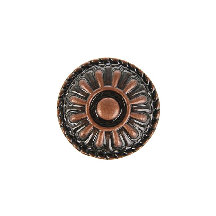 Ручка-кнопка ТУНДРА РК112, цвет медь