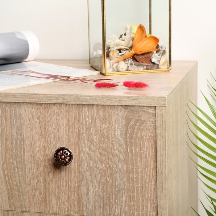 Ручка-кнопка ТУНДРА РК112, цвет медь