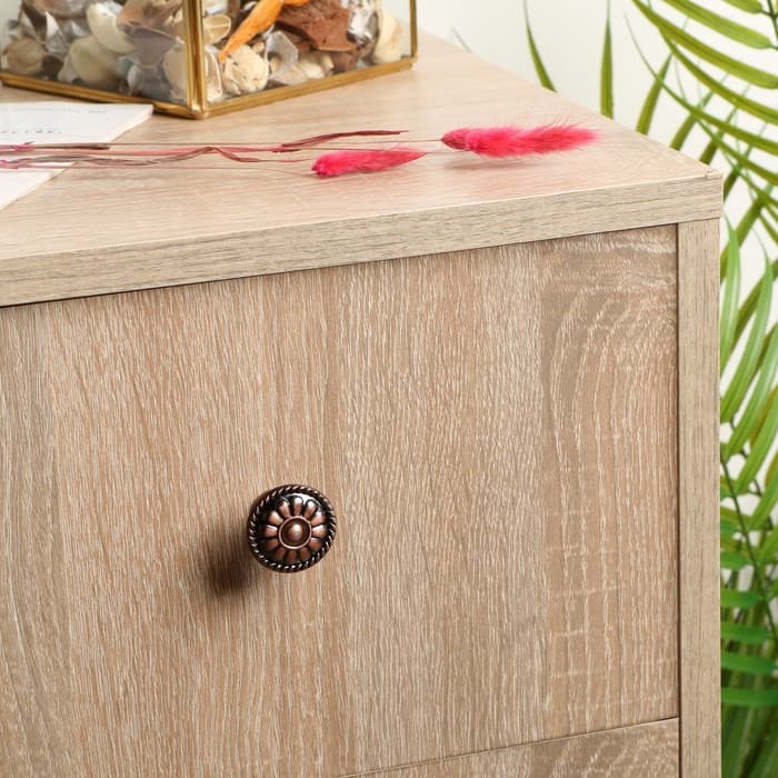 Ручка-кнопка ТУНДРА РК112, цвет медь