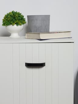 Ручка-скоба мебельная ТУНДРА РС109, м/о 96 мм, черная